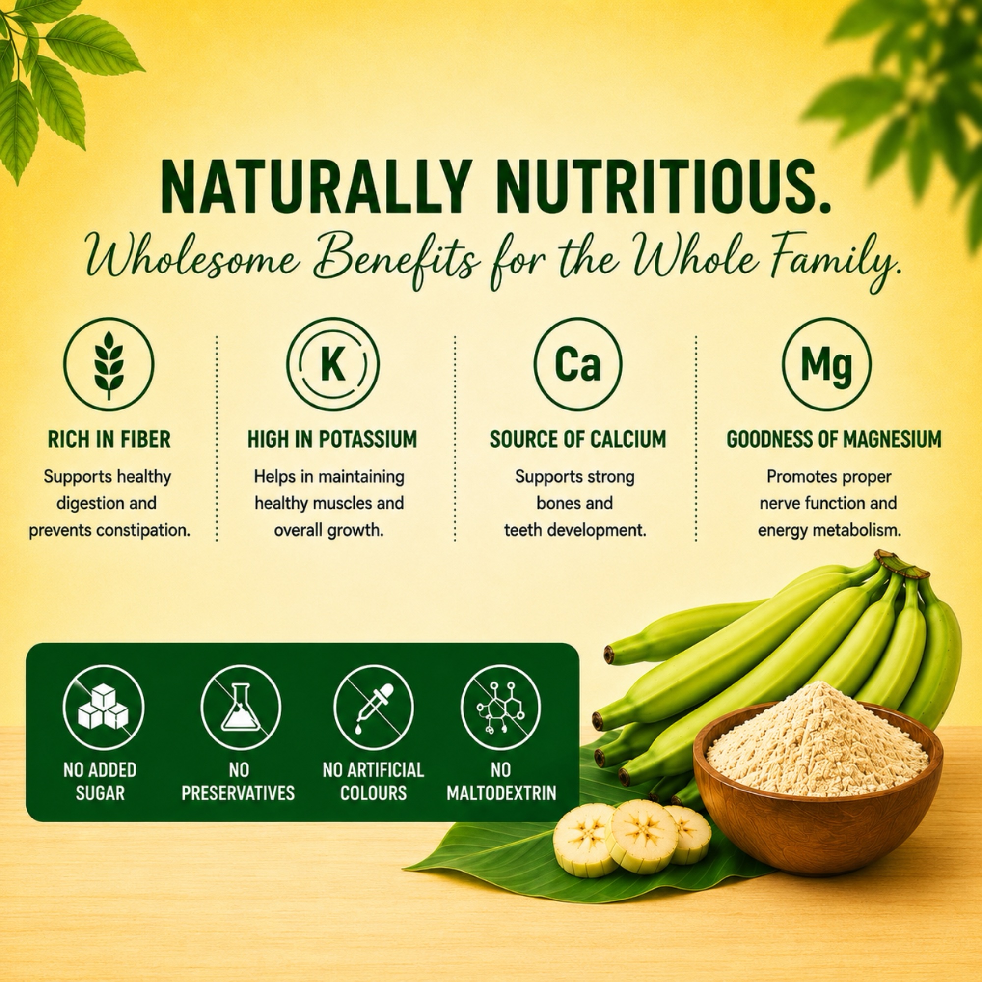 Raw Nendran Banana Powder - Image 3