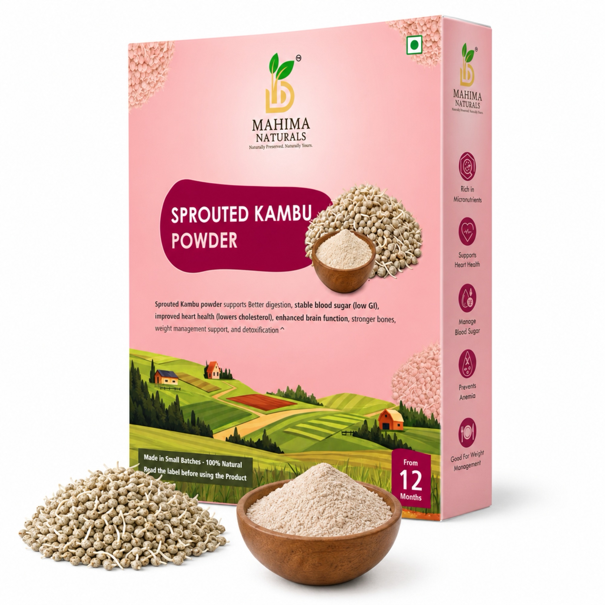 Sprouted Kambu Powder