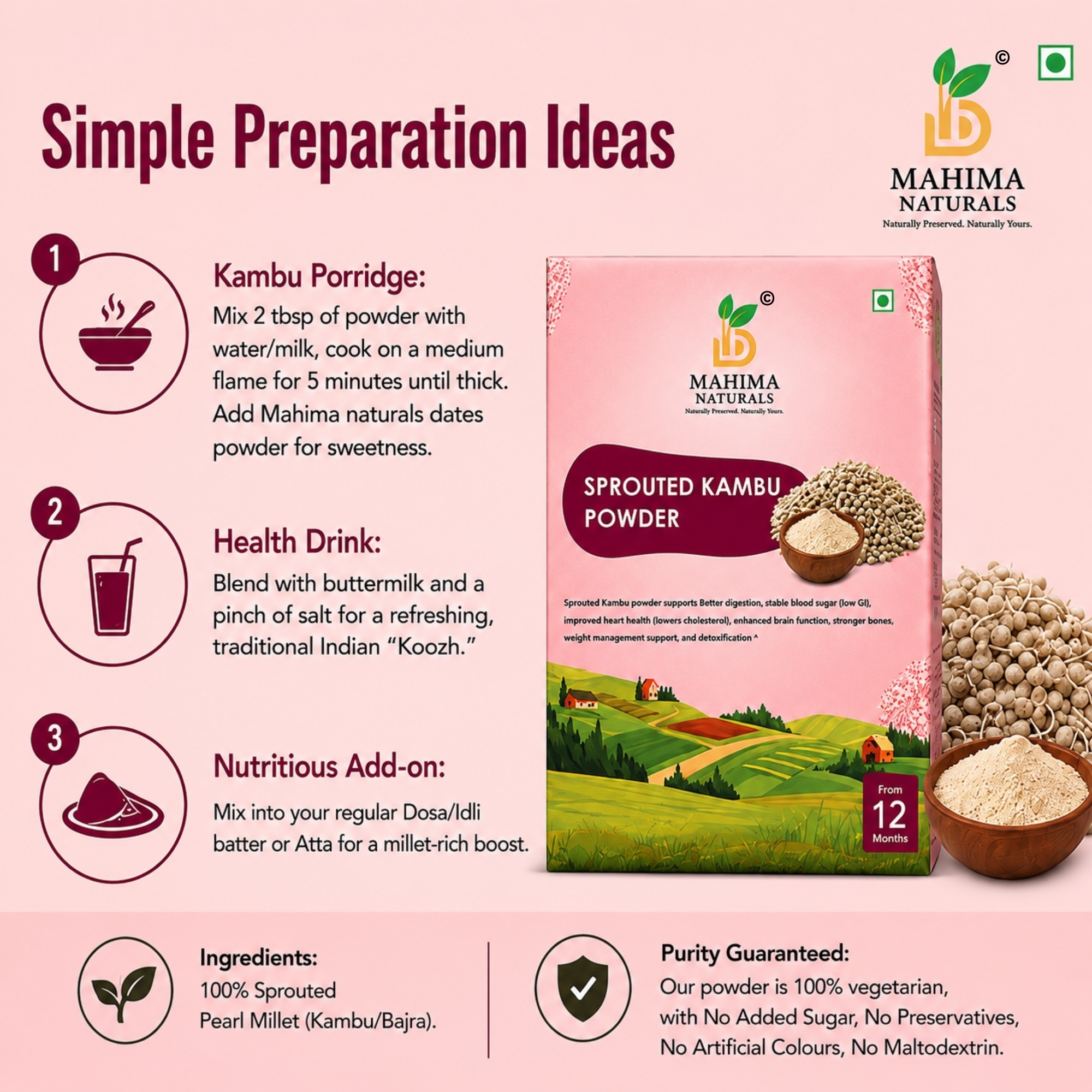 Sprouted Kambu Powder - Image 5