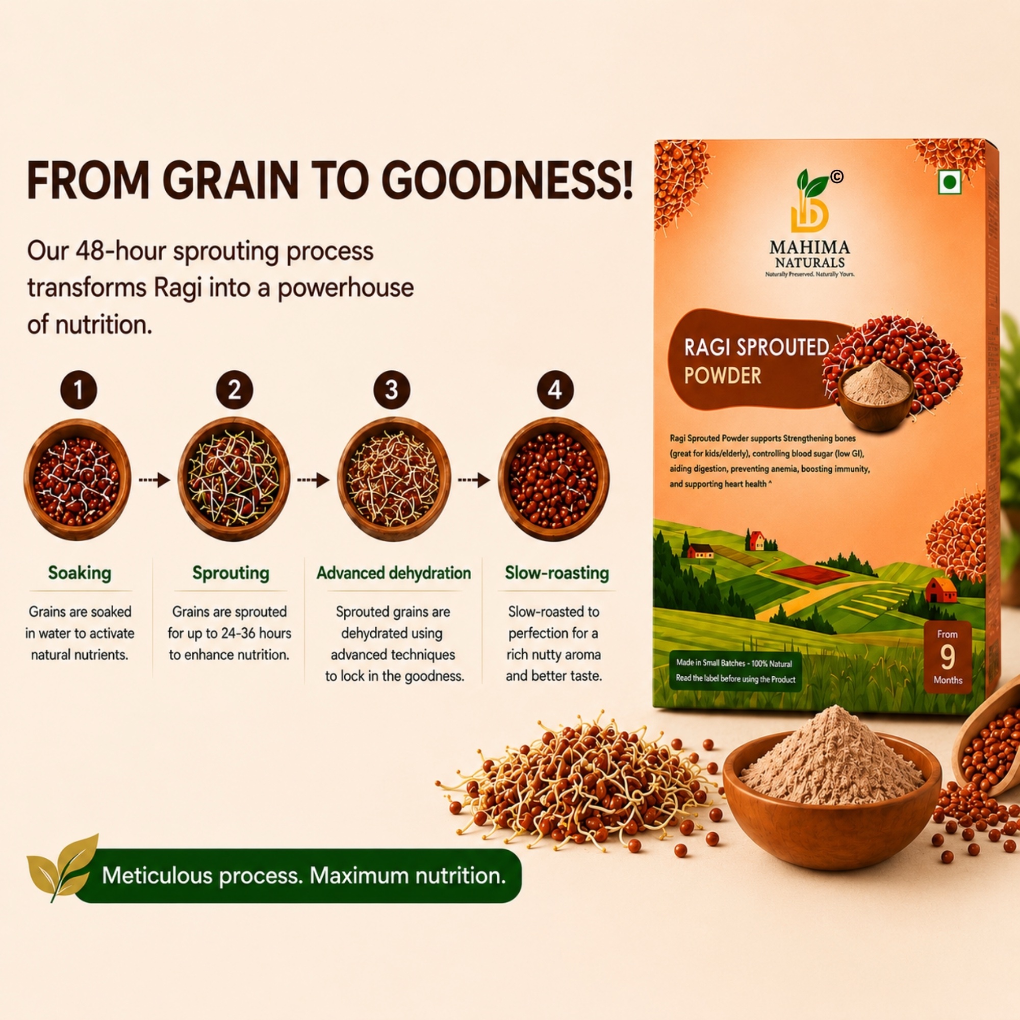 Sprouted Ragi Powder - Image 4