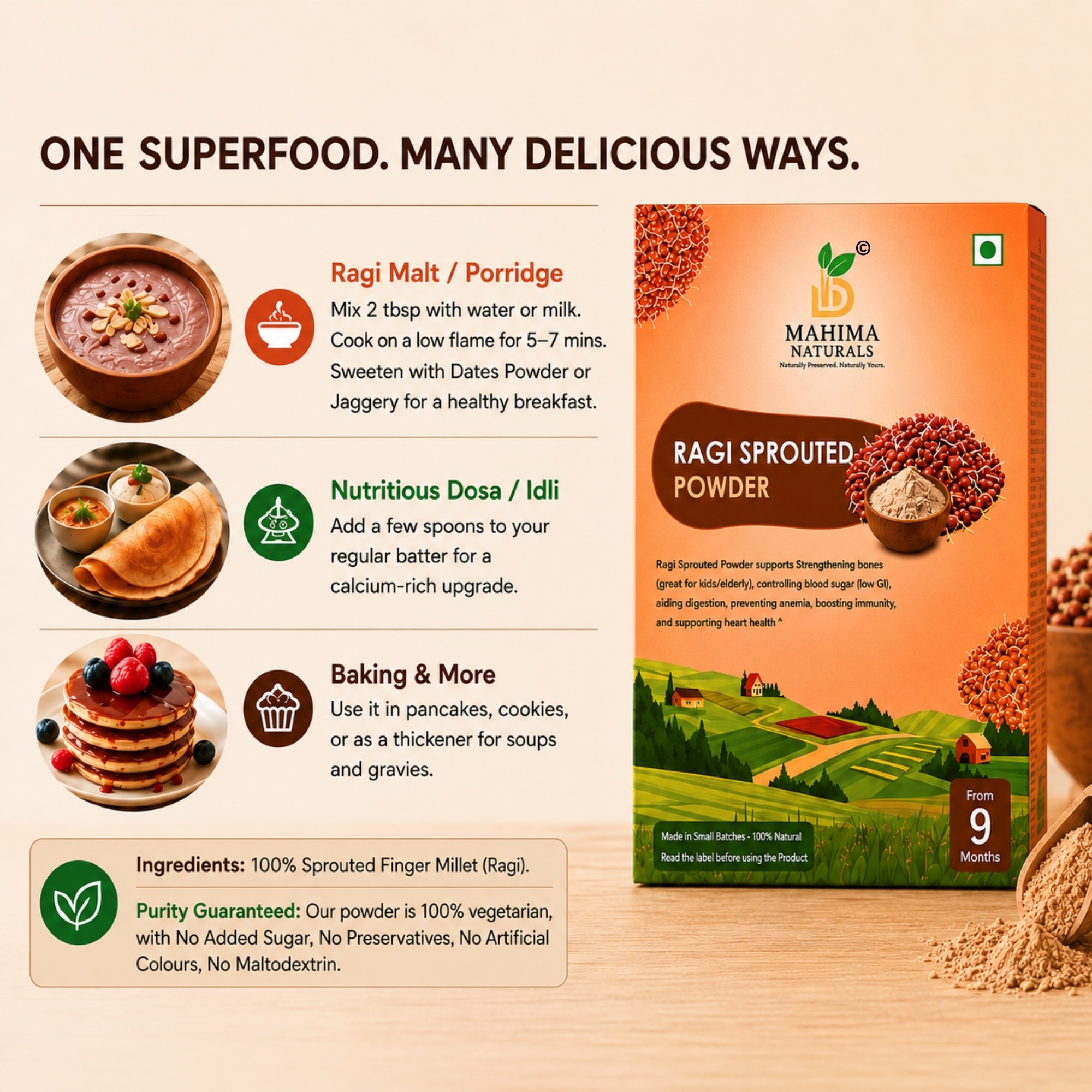 Sprouted Ragi Powder - Image 5